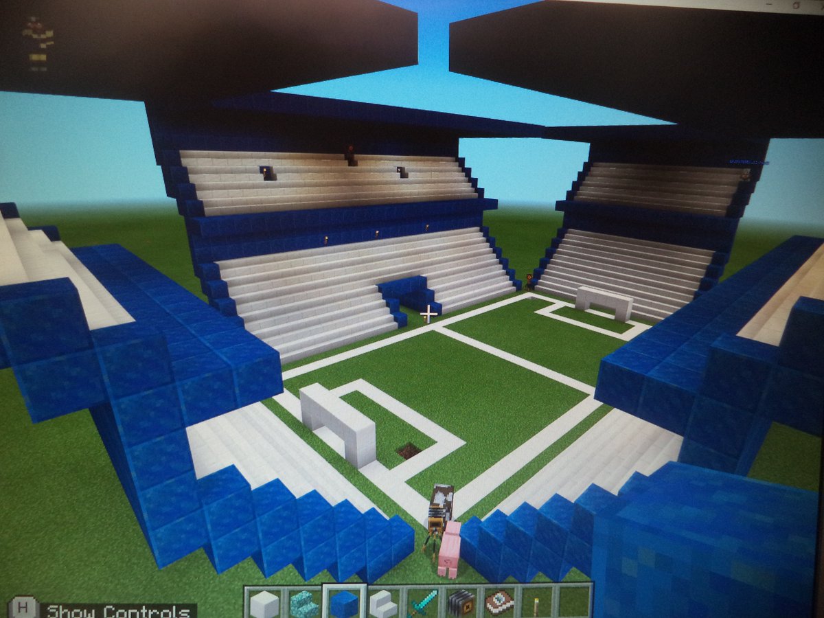 ddjmccaffrey889's tweet photo. Well done to our S2 and S3 pupils for their fantastic effort this week on their Euro 2020 tasks.  Check out these fab Minecraft stadiums... more work to follow  #teamcraigie https://t.co/HkA1aFN9Ys