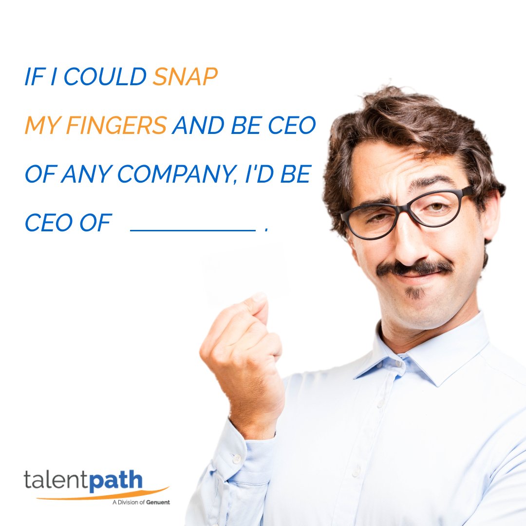 GenTalentPath's tweet photo. If you could snap your fingers and become CEO of any company, which one would it be?
#ceo #entrepreneur #business #motivation #success #boss #businessowner #entrepreneurship #founder #leadership #entrepreneurlife #smallbusiness #startup #talentpath https://t.co/36eZVtUdS4