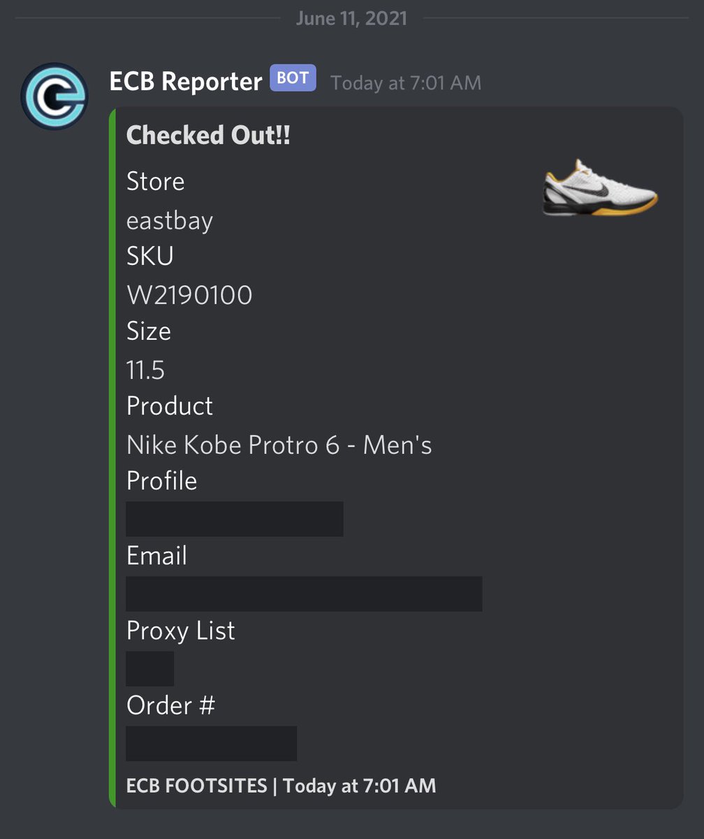 Needed this personal ! Thanks @EasyCopBots x @LiveProxies @CookWithCSG Still tryna join @GadenGens 😉