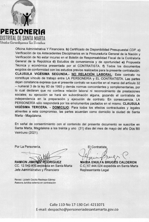 PerlaCaribe's tweet photo. El presidente de la veeduría de #SantaMarta Idelfonso Orozco, denuncia presuntas irregularidades, en el contrato por 6 meses que realizo la @PersoSantaMarta por valor de 60 Millones de pesos, por concepto de asesoría, estructuración y ejecución del plan de medios. @PGN_COL https://t.co/DJNxl2oG1v