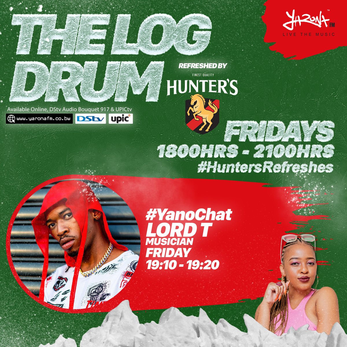 yaronafm's tweet photo. #DontVisitAtNight #SeetebosigoNgwanaka
Activate your weekend ka Amapiano! @lalaslay_ is on The Logdrum refreshed by @hunterscider . 📻🎧TUNE IN FOR #YanoChat with @Latty_misfit & @LORD_T_007 🎶🎵🔥
#YaronaFM #TheLogdrum
📢Give her a sharrat!!
📲Whatsapp: +267 74751545 https://t.co/h2oIq2eamz