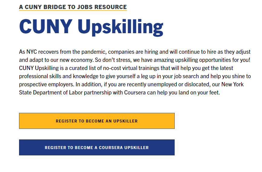 CSIContinuingEd's tweet photo. #CUNY #UPSKILLING #EngagingCollegeWithCommunity
https://t.co/TsnONSKX1D https://t.co/MZYglYFcqT