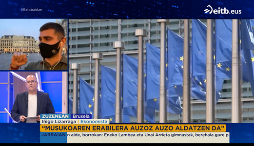 IniLizTor's tweet photo. Atzo @EITB-ko #Eztabaidan Bruselan musukoaren erabileraren inguruan dauzkagun neurri berriak azaldu nituen. Aukera paregabea, mila esker 

Ayer compartí con @EITB #Eztabaidan las nuevas medidas en Bruselas sobre el uso de la mascarilla. Gran experiencia, muchas gracias https://t.co/d14yzrbSgn