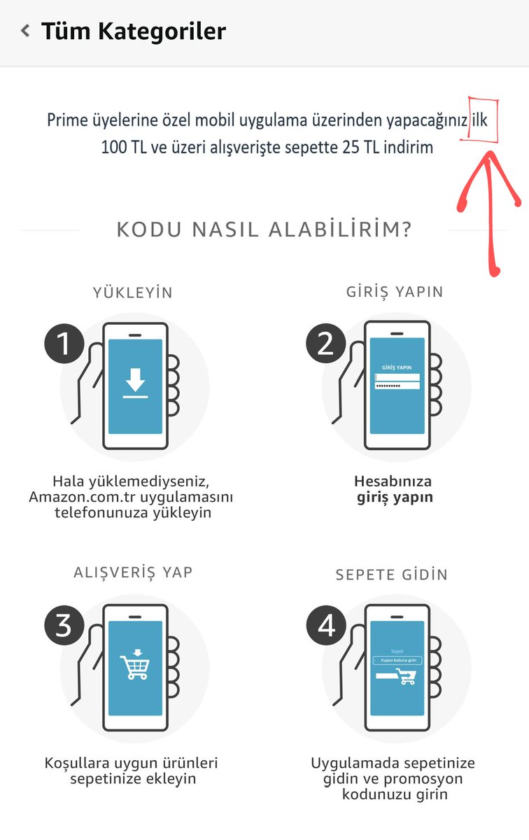 samicankls's tweet photo. @KEnginar Uygulama üzerinden yapılacak " İLK " siparişte geçerli.
Keşke bunu da belirtseydiniz. https://t.co/8Z3yWSuhTP