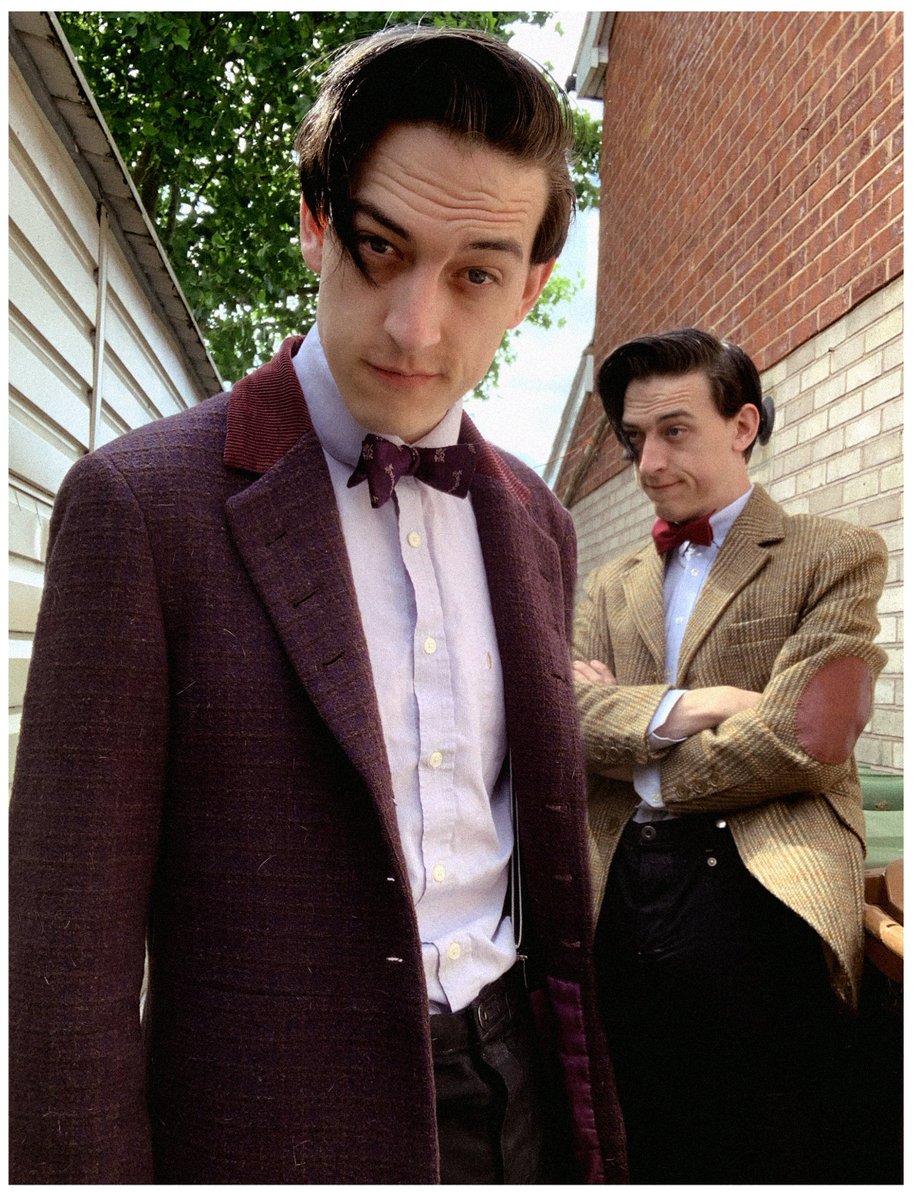 TARDISman550's tweet photo. Which did folks prefer when it came to 11's Costume , The Tweed Or The Purple Frock Coat ;) im at odds myself here as you can see , Enjoy #DoctorWho
#doctorwholockdown
#tardisman
#doctorwhobbc
#doctorwhocosplay
#doctorwhoseries7
#doctorwhodseries6 https://t.co/bOVk6gjRTt