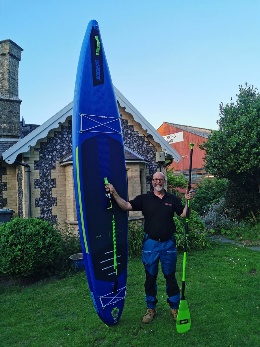 PaddlerDeben's tweet photo. Taking this baby out later, on the mighty Deben๐โค๏ธ We're not having a holiday so this is the treat๐#JobeSUP #sup https://t.co/c2U7cl25Ve