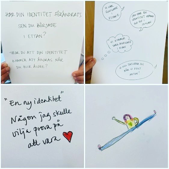 Vem vill du vara? Vem kommer du att bli? Våra elever i årskurs 1 till 6 har fått tänka till och skapa i vårt samarbete med teatern Unga Klara, nationell scen för barn och unga.
 
Årets Skapande skola-projekt "Alla jag kan vara!" har genom Zoom genomförts helt digitalt.