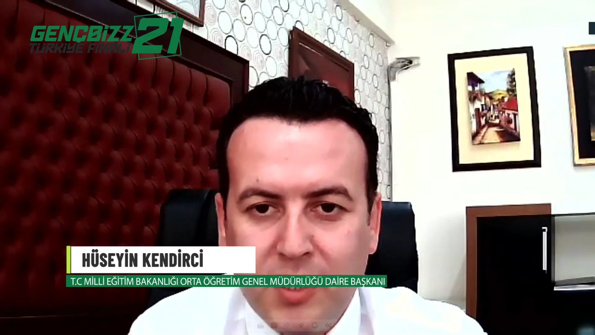 GençBizz 2021 Türkiye Finali Canlı Yayınımız Sayın Milli Eğitim Bakanlığı Orta Öğretim Genel Müdürlüğü Daire Başkanı Hüseyin Kendirci'nin Açılış Konuşması ile devam ediyor! #TCMEB