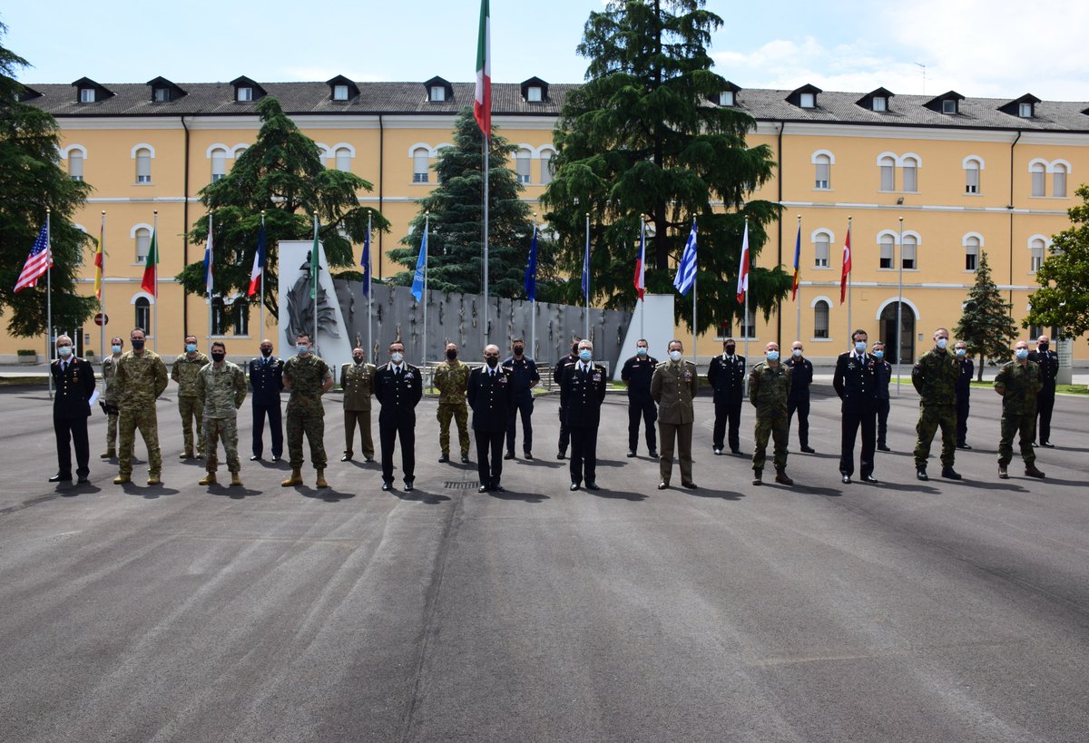 NSPCOE's tweet photo. Yesterday, the “Seminar for Institutional Advisors on #S&amp;R, #SSR, #SFA &amp; #SP”, come to an end. Lt Gen @_Carabinieri_ Gaetano MARUCCIA attended the closing ceremony and awarded the attendees with the certificates.#WeAreNATO #WeAreNATOStabilityPolicing #StrongerTogether #SPOpenClub https://t.co/LEYFTpL7kA