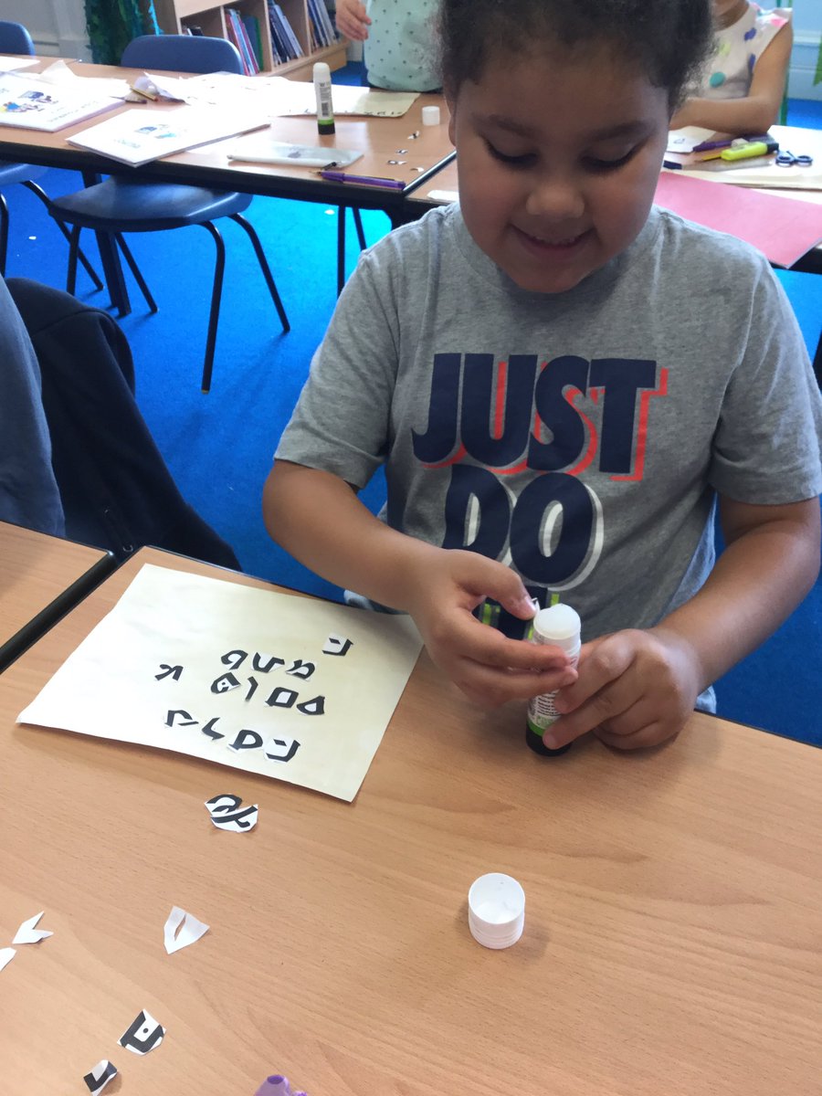 CarrdusYear2's tweet photo. We've been learning about Judaism and their holy book. This morning, we have created examples of pages from it! #creativity #empathy #religiouseducation https://t.co/VZ4hGIs83j