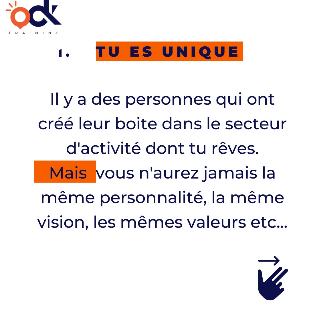 ODKConsulting's tweet photo. Beaucoup de gens sont porteurs de projet qui ne voient jamais le jour à cause des pensées limitantes.
​Et si, on analyse les choses ?
​Dis-nous si après lecture de ce carrousel as-tu toujours peur de te lancer ? Quelles sont tes pensées limitantes ? https://t.co/rGnwSacY8p