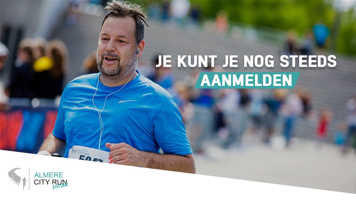 Morgen het tweede weekend van de virtuele Almere City Run. Je kunt kiezen voor de 10 Engelse Mijl of 10 km. Meedoen is gratis! Doe jij al mee?

Meer informatie en gratis aanmelden 👉 bit.ly/acr-virtueel

📆 5, 6, 12, 13, 19, 20, 26 en 27 juni⠀

#AlmereCityRun