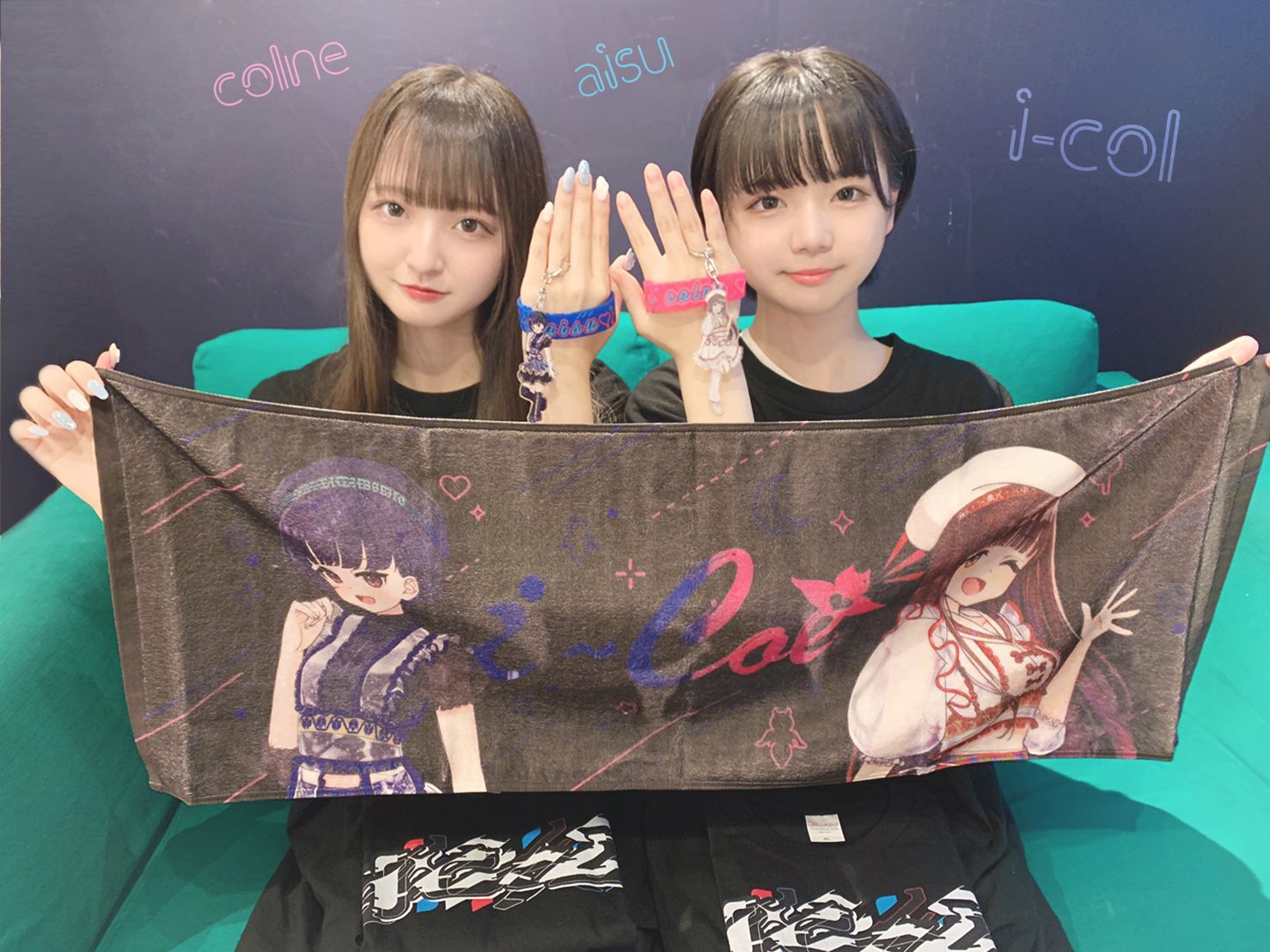 【新品】あいす 推しTシャツ i-col あいこる i-COL】あいこるT | heroinesofficialgood's STORE