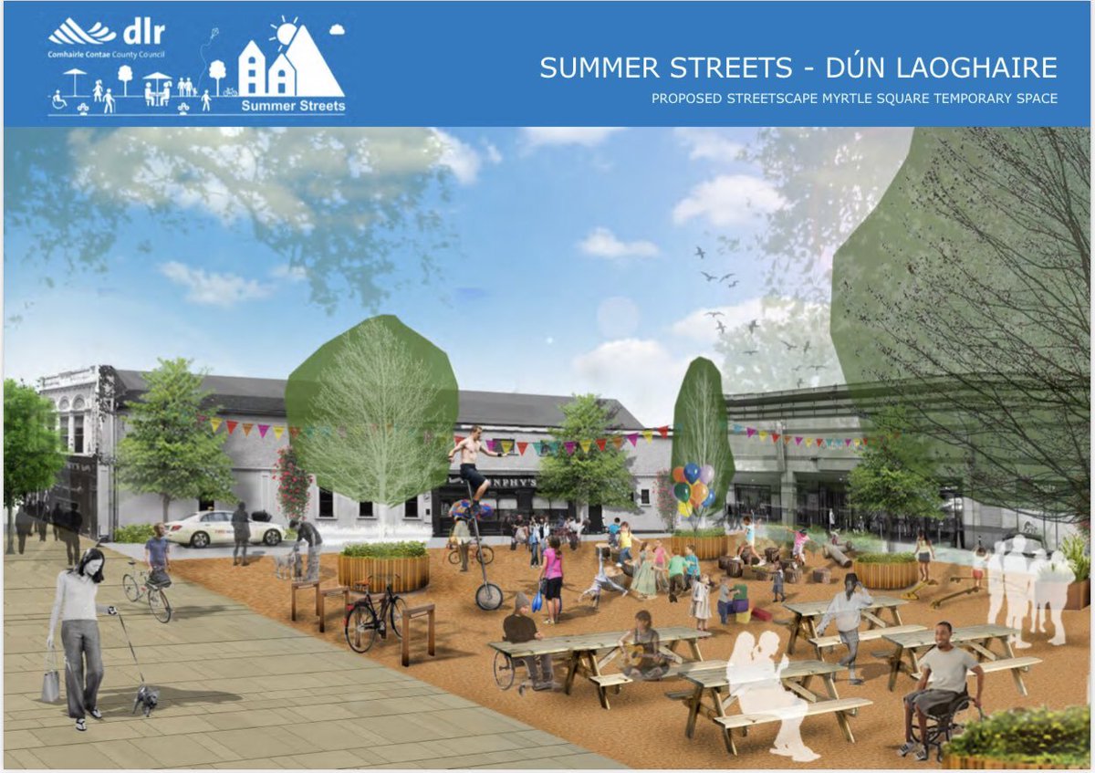 streetsare4ppl's tweet photo. Today is the last day to respond to the public survey about @dlrcc's excellent proposal to pedestrianise a small section of Dún Laoghaire town centre for the summer.
We'd encourage everyone to reply to this survey today:
https://t.co/XKptO2hhZk https://t.co/QM0lziB6Y0