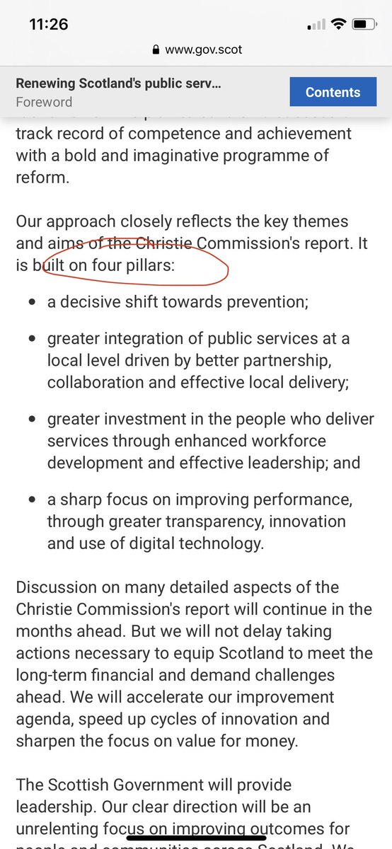 TPSpolicy's tweet photo. Anyone else been referencing the “4 pillars of Christie” for the last decade? Discovered this morning NO mention of pillars in the Christie report - it came from the SG’s response 🤯 Did I make it up? #policynerdswillunderstand….right?!  Could have been written today…. https://t.co/sX70RB8iCK