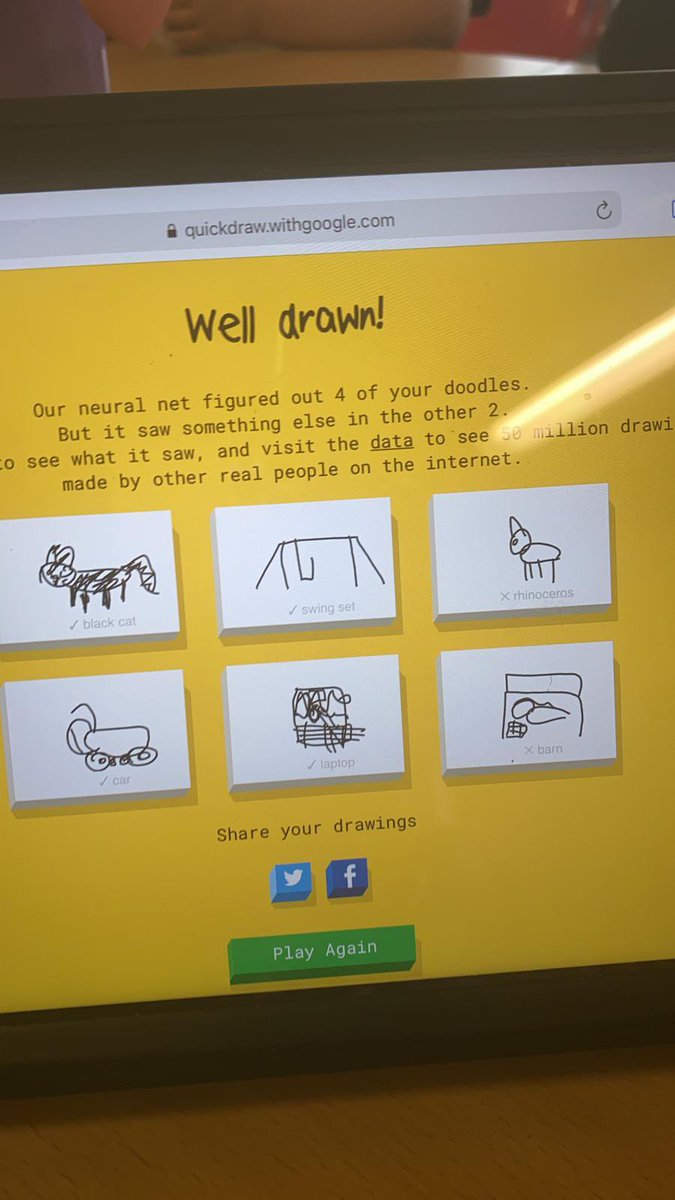 allaboutfutures's tweet photo. CREST Discovery Day LIVE:
Workshop 3: Teach a Machine!
Recognition - Can the app recognise what you’re drawing?
@SLaurences testing in full swing!
Follow LIVE: @allaboutstem @crestnorthwest
@CRESTAwards
#BackInSchools #Support @royalsociety @ProfBrianCox @BritSciAssoc https://t.co/1CzKXJh0mx