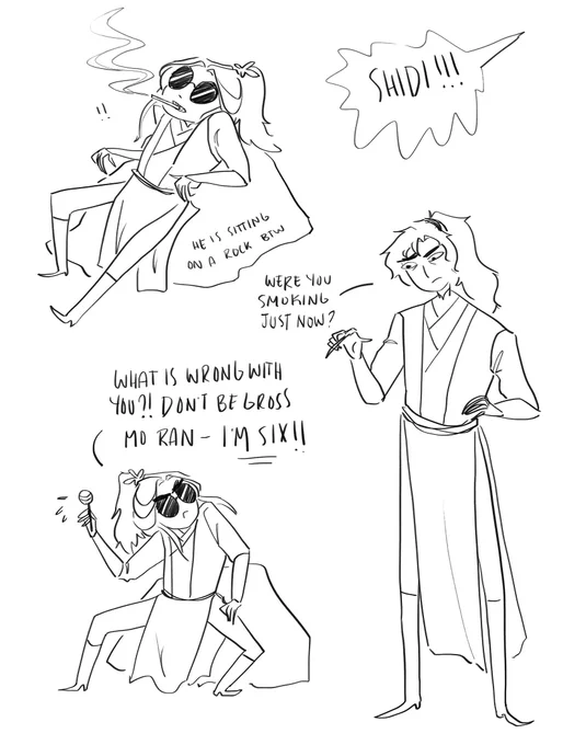 cw underage smoking (kind off??) 
chu wanning pls 😩🥲
#2ha   #二哈和他的白猫师尊 