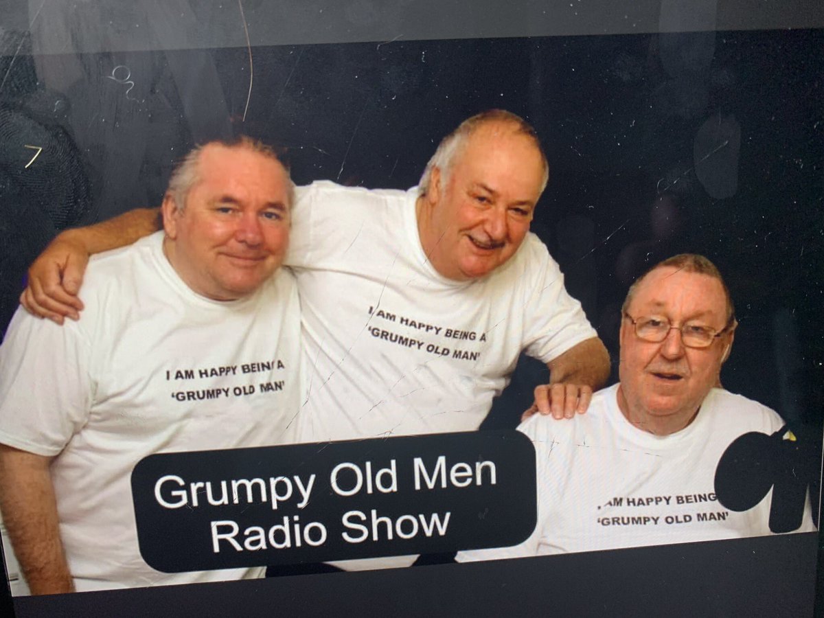 Saturdays 8am to 10am spectrumonair.com The Grumpy Old Men Radio Show 📻💻🗣 My Good Friends Mike Barry, Robert Bluffield &amp; Alan Mallyon. It’s a Fantastic Listen, you won’t be disappointed 👏🏼👏🏼👏🏼👏🏼👏🏼👏🏼👏🏼👏🏼