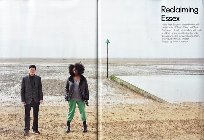 thisiselsajames's tweet image. Super way to end the week sharing a ten-page spread with Michael Landy CBE RA in the summer edition of Art Fund’s Art Quarterly. Our interview for the article comes in advance of ‘Michael Landy’s Welcome to Essex’ exhibition opening at @firstsite on 26 June. Full PDF Link in bio