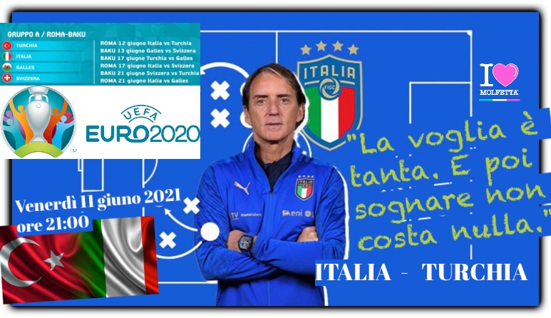 ilovemolfetta's tweet photo. Oggi venerdì 11 giugno, ore 21 inizia ufficialmente Europeo della Nazionale Italiana #forzaAzzurri #forzaitalia #EURO2020 #nazionaleitaliana #robertomancini #italianinelmondo #unitisottoilcieloazzurro #italianstrong #italiainunoscatto #italia_turchia click
https://t.co/qiuoDH19h8 https://t.co/JWJvyfXZqG