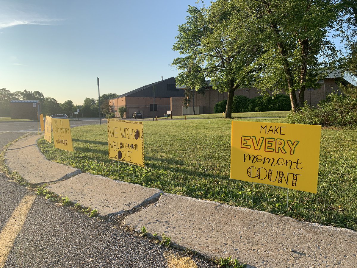 Our last <a href="/WestHillsMS/">West Hills Warriors</a> leadership project with some positive messages and warm wishes for our 8th grade class of 2021!  @melisspalmeri <a href="/bhschools/">Bloomfield Hills Schools</a> @bhswatson