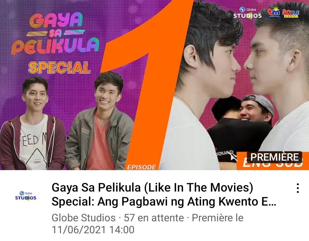 boyslove_france's tweet photo. Nous rappelons que les épisodes spéciaux de "Like in the Movies" sont des épisodes sur les coulisses de la série et non la suite de l'histoire.
RDV à 14h sur YouTube ! 🎬🥞
#GayaSaPelikula #GayaSaPelikulaSpecial #WelcomeBackGSP #pinoyBL https://t.co/6v17TL8aQ3