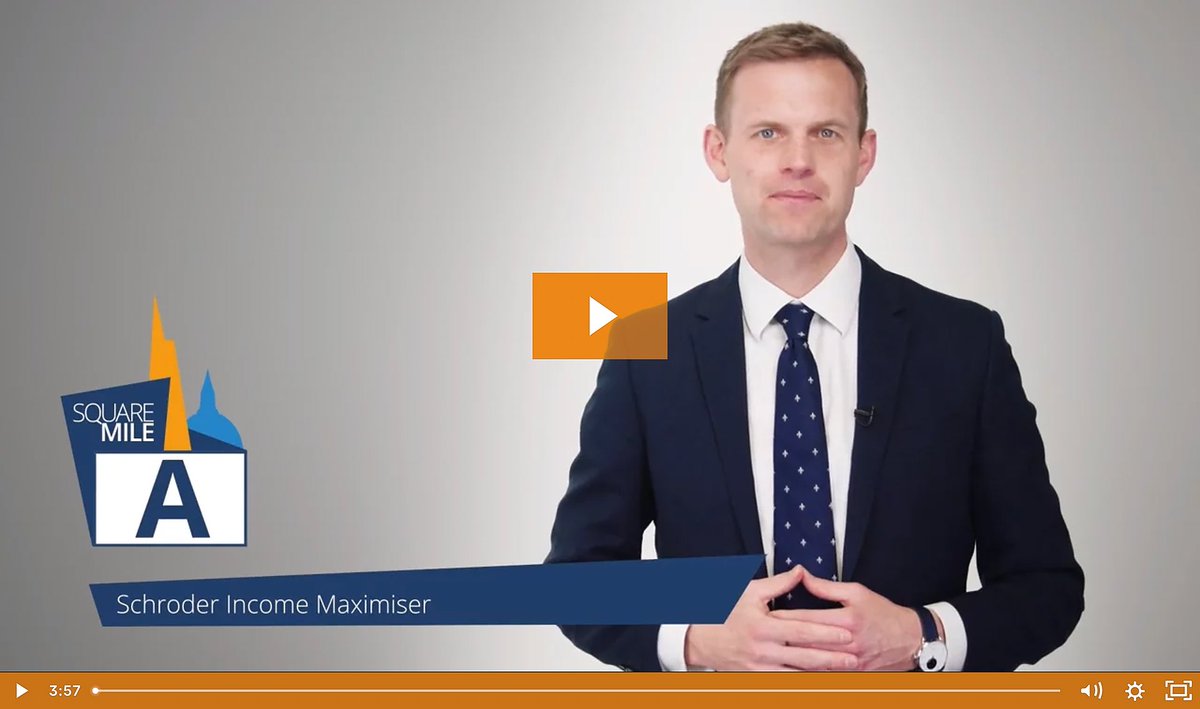 SquareMileICR's tweet photo. For today's #FridayFundDay, Investment Research Analyst, Paul Angell, offers insight into the @Schroders_UK Income Maximiser fund - a UK #equityincome fund targeting an elevated yield courtesy of its derivative overlay component. Full video: https://t.co/3QqMVFxXKe #fundresearch https://t.co/UVUyKvVog9