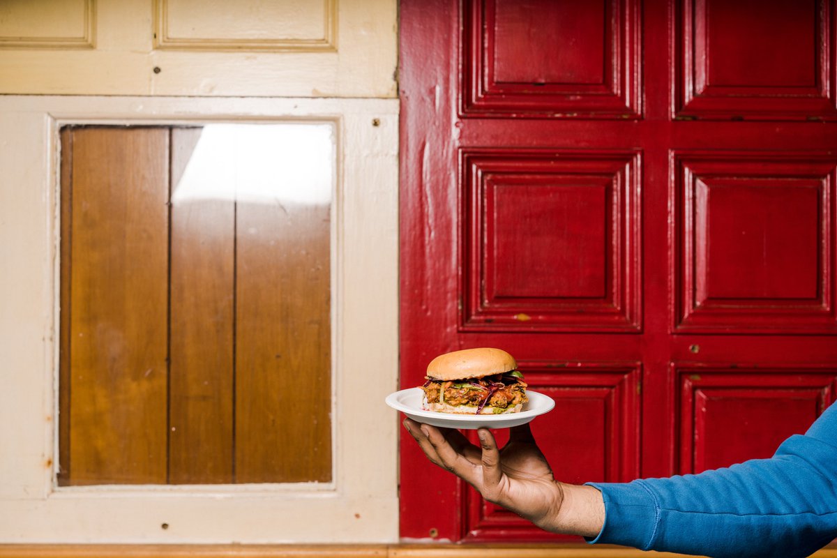 Once a secret Bundo menu hack, now thriving in plain sight. BHAJI BUTTY. Bhaji patty, salad, and chutneys in a vegan brioche.

We are donating £1 from every Bhaji Butty sold to ActionAid’s Coronavirus Response in India. In May you raised £607 on Bhaji Butties. We continue!