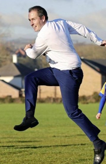 npcolgan's tweet image. #PaulGivan runs like a GAA player!