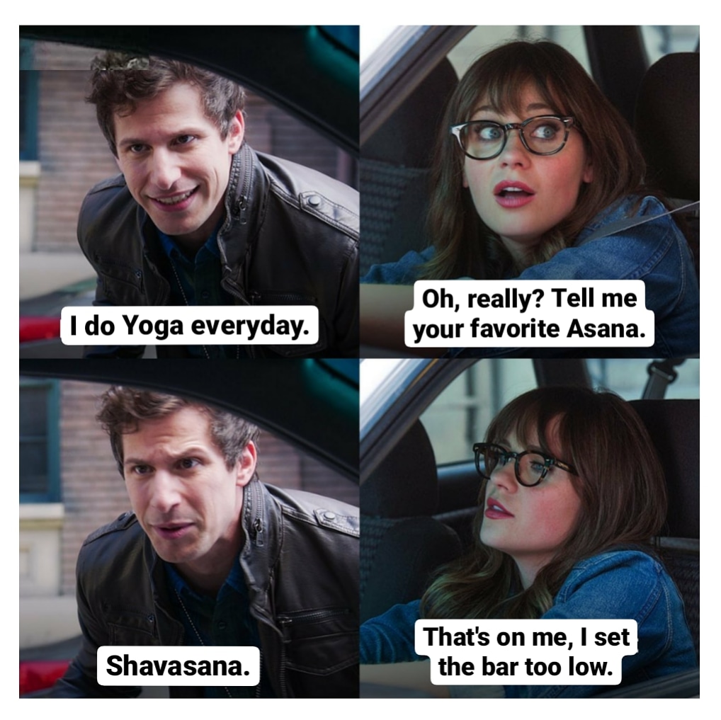 STRIZE1's tweet photo. We can do this all day🙃

#strize #Brooklyn99 #Brooklyn #JAKEPERALTA #yoga #shavasana https://t.co/ECAuLN6CFm