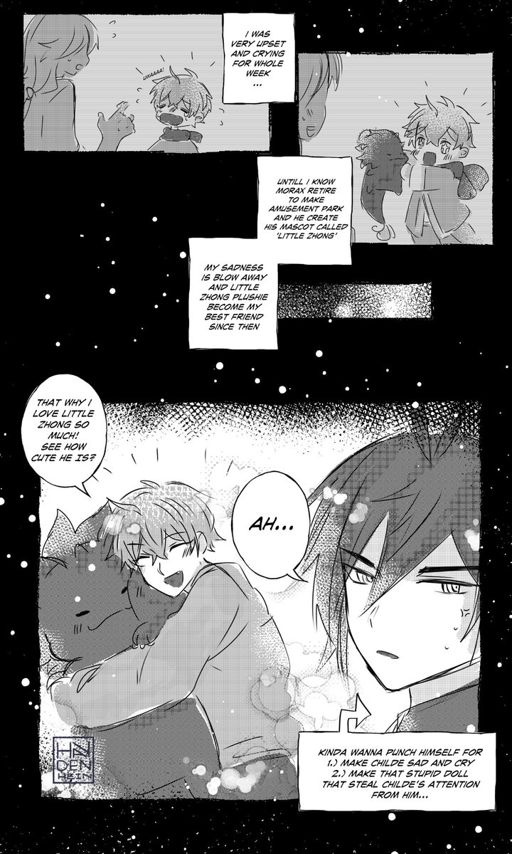#ZhongChi #鍾タル #จงทาร์ต 
🔶💧

remember my amusement park comic?...the setting of this AU actually is a superhero AU😔✨✨✨ childe is a big fan of morax eventhough he said he like tsaritsa (but that because all his friend like tsaritsa lol he try to blend in😂) https://t.co/AqshdJXav5 