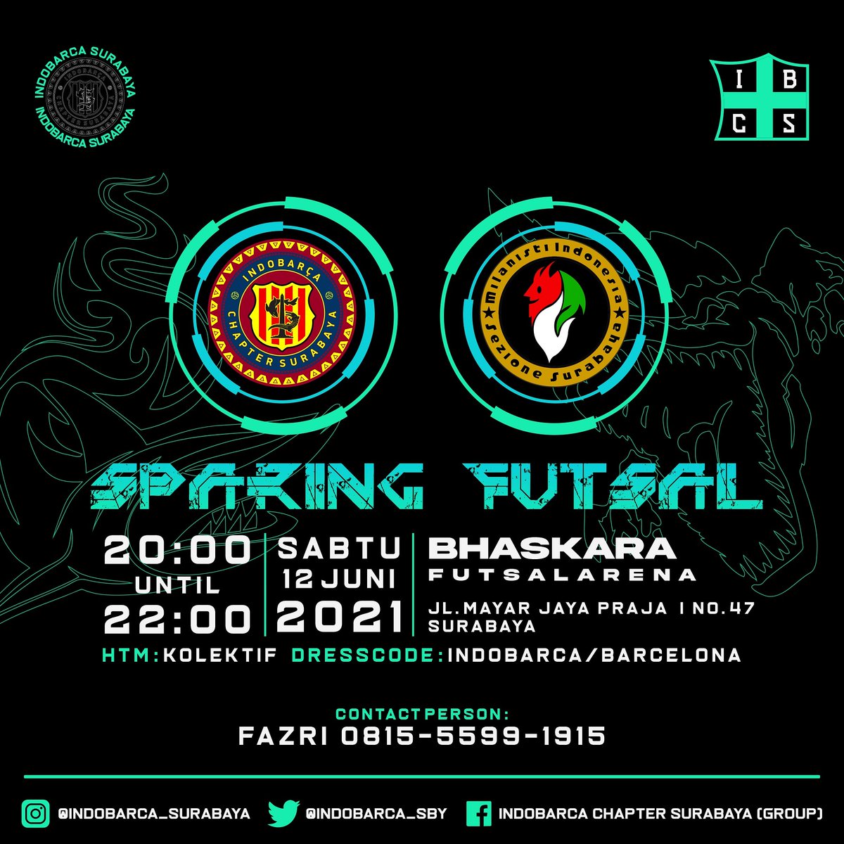 💙♥️💛 SABTU, 12 JUNI 2021
.
.
Bagi kamu-kamu yang ingin mengisi akhir pekan kali ini dengan olahraga, langsung aja merapat ke lokasi yang tertera. Diutamakan Member Indobarca .
.
info lebih : langsung aja kepoin cp di tampilan
.
Stay Safe, Stay Healthy
.
#ibcs #indobarcasurabaya