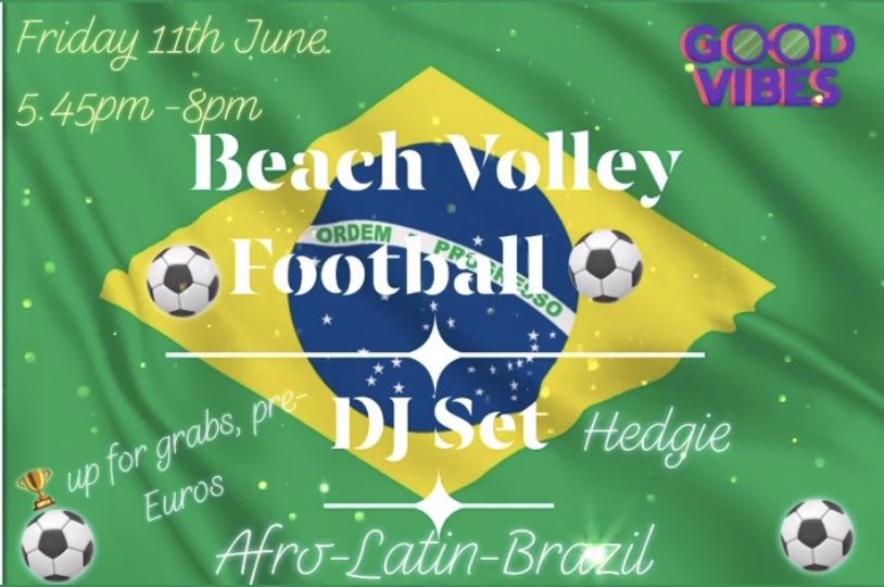 Serious question. Who’s going to win footy-volley later today? ⚽️🏐🏖🎧🇧🇷

<a href="/solofficial1703/">Sol Solomon</a> <a href="/JayGiles1/">Jay Giles</a> <a href="/joeekilshaw/">Joe Kilshaw</a> <a href="/AndrewMcKnight7/">JFT96</a> <a href="/RubenMendes1991/">Ruben Mendes</a> <a href="/marzylard/">Zeljko</a> <a href="/OGSavlon/">Jamie Savory</a> <a href="/HazzaC23/">Harry Curtis</a> <a href="/IamDarchangel/">Darchangel</a> <a href="/officialwnfc/">Wednesday Night FC</a> <a href="/ipopdigital/">iPOP Digital</a> <a href="/SutcliffeSammy/">Sammy Sutcliffe</a> <a href="/JackGott4/">Jack Gott</a> <a href="/pedronobrega5/">Pedro</a> <a href="/TweetLeftFoot/">Tweet Left Foot</a>