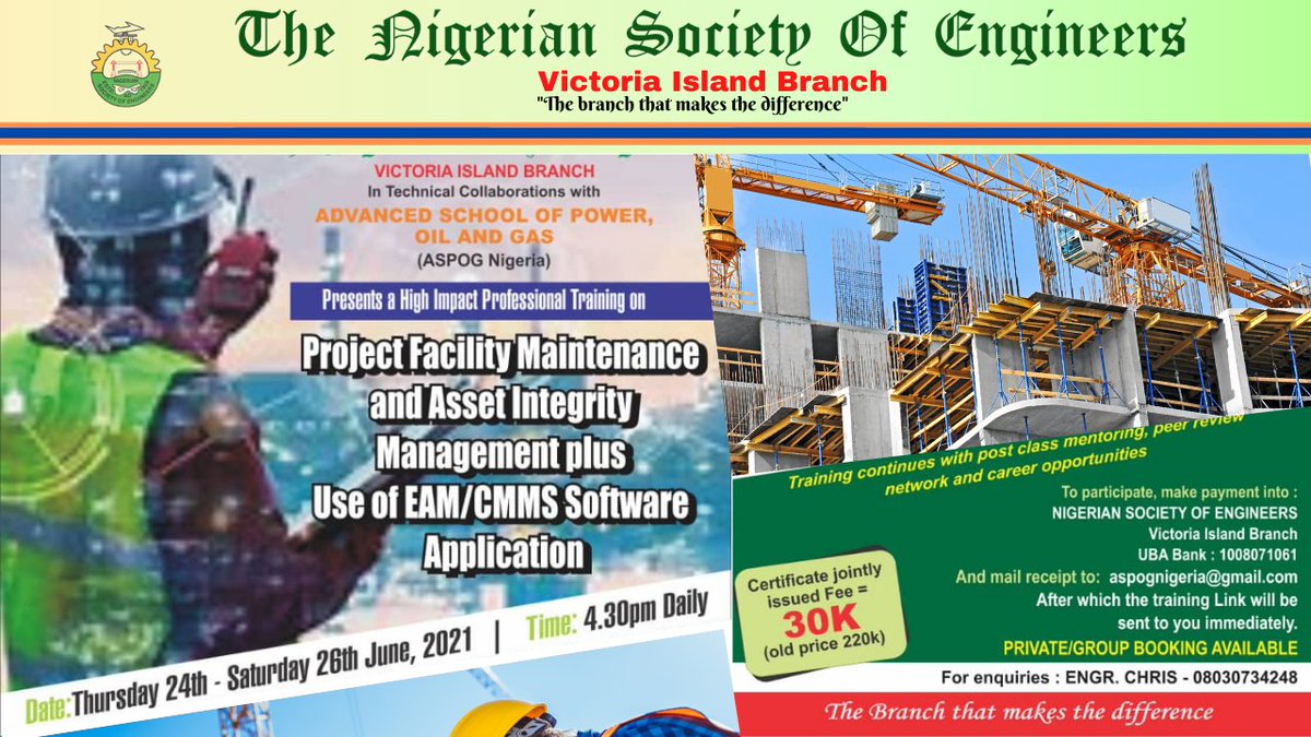 The Nigerian Society of Engineers Victoria Island tweet media