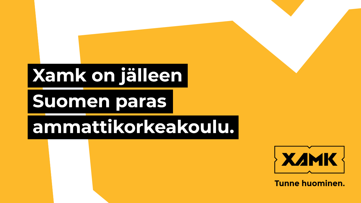 Xamk on Suomen paras opetus- ja kulttuuriministeriön mittareilla! Lue lisää xamk.fi/tiedotteet/xam…