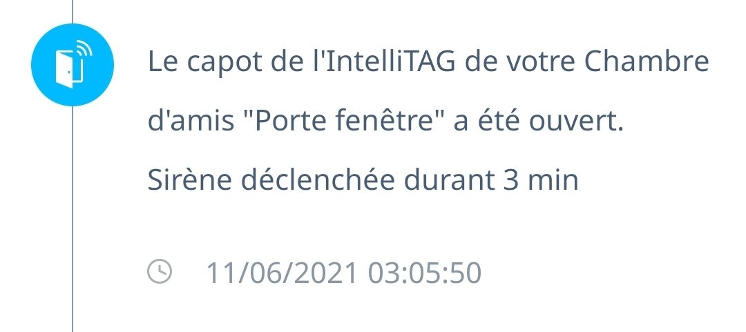 bibon's tweet photo. @Somfyfr mon alarme se déclenche en pleine nuit sans que personne n'ai touché à ce capteur... mon intellitag serait-il défectueux ? https://t.co/HEzJViKMoN