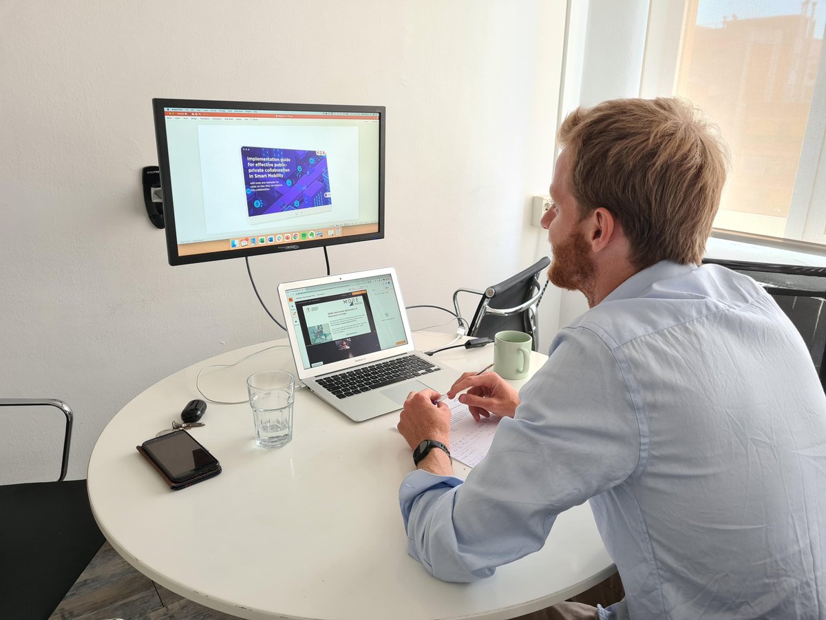 Earlier today Giel Mertens was joined by Mario Alves, Magdalena Szymańska, Jos van Vlerken and Giel Mertens discussed how public-private collaborations contribute to more effective integration of innovative mobility solutions at the <a href="/UrbanismNextEU/">Urbanism Next Europe</a> conference.

#SharedMobility