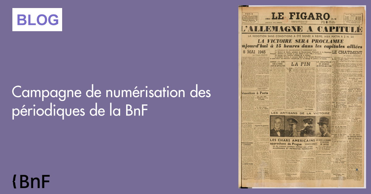 Azentis's tweet photo. [ACTU] La BnF nous a renouvelé sa confiance en nous choisissant pour la numérisation de sa presse ancienne. 
➡️https://t.co/7kom1l8hhm https://t.co/1BVB95abA2