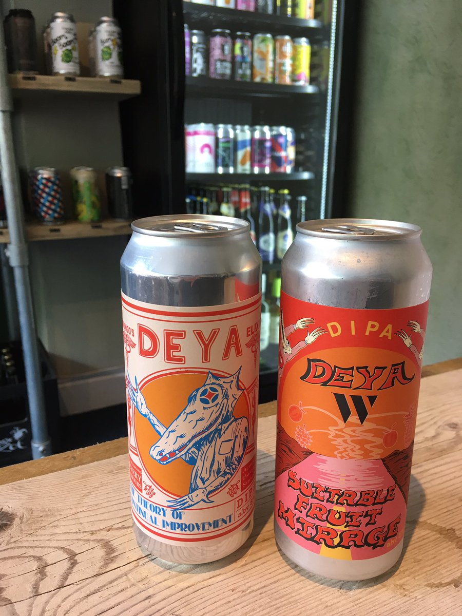BannerHops's tweet photo. Open 11-7pm stock up for the Euros!! 2 DIPA’s from @deyabrewery 😍!! #Euro2021 #FridayMotivation #Sheffield #CraftBeer #shoplocal https://t.co/jEYlShj2Fo