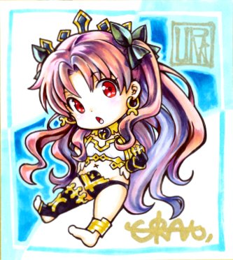 今日の色紙273日目
去年実施したグッズくじ景品用イラスト
ちびデフォルメをミニ色紙に描くの楽しいです。
あと一回くじ実施できるくらい景品確保してあるけど昨今の状況だとなかなか難しいですね。
#描いた色紙なるべく毎日アップする #コピック #アナログ絵 #イシュタル #エレシュキガル 