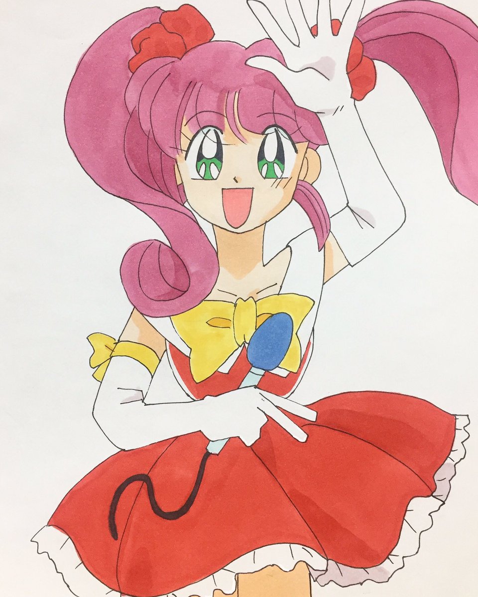 くらたに 超くせになりそうの白鳥なぎさちゃん模写 イラスト コピック アナログ アニメ 二次創作 くらたに 超くせになりそうの白鳥なぎさちゃん模写 イラスト コピック アナログ アニメ 二次創作