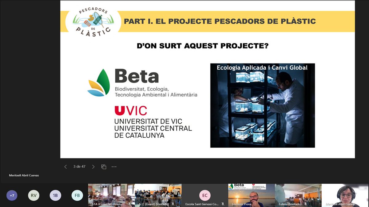 BETA_TechCentre's tweet photo. Després de rebre els resultats de totes les escoles participants al @pesca_plastic, un 45% dels residus que han aparegut als mostrejos són #plàstics. 🔍

👉🏼Un 80% són d’un sol ús, com ara bosses, embolcalls de menjar o tovalloletes higièniques.

⬇️⬇️⬇️
https://t.co/eDtF8V4JrA https://t.co/5RyR0HEkD1