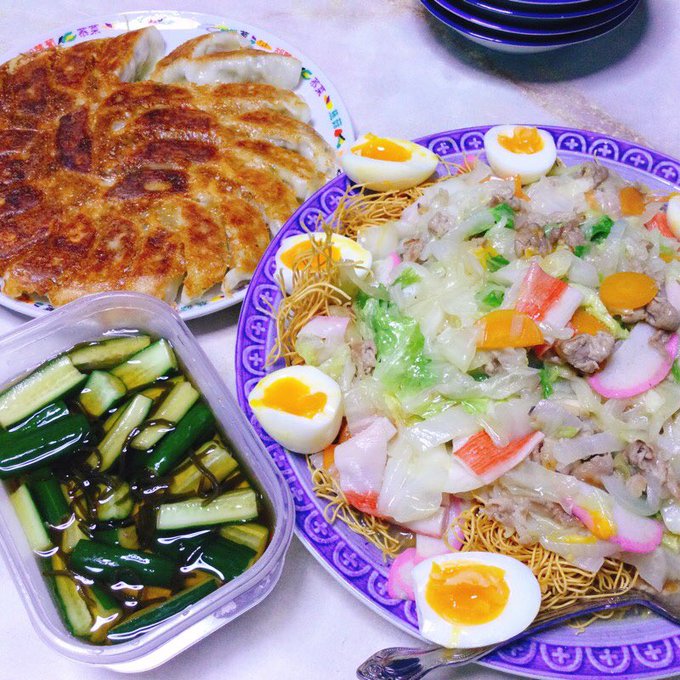 皿うどんのtwitterイラスト検索結果