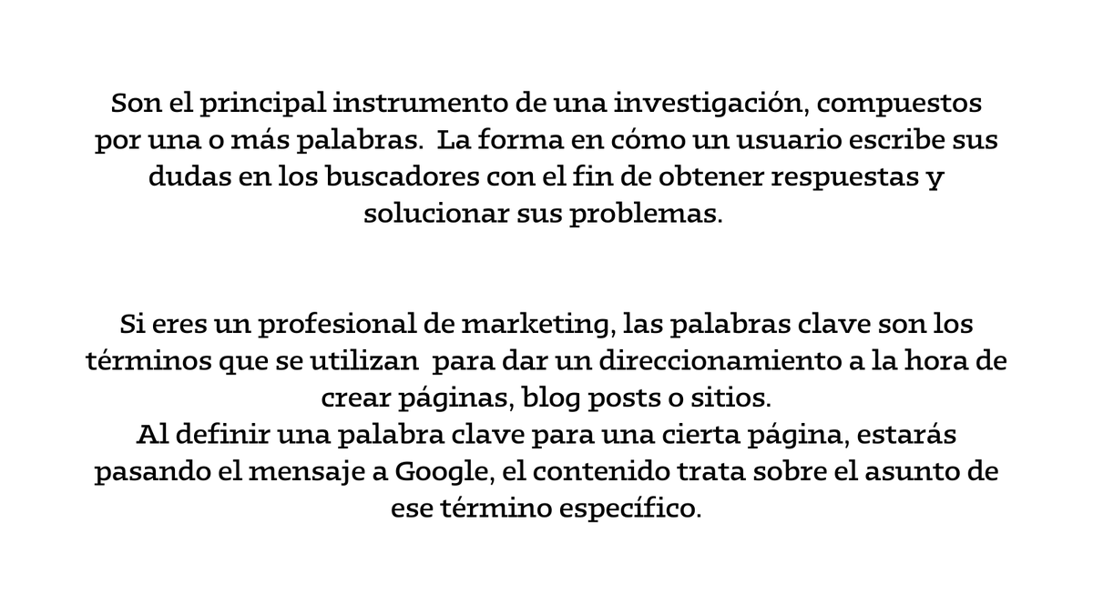 📣 ¡CONCEPTO IMPORTANTE! 📣

Palabras Clave = Keywords 
Término que se utiliza en el día a día en todas las empresas para posicionar las páginas, blogs, post o sitios. 

#keywords #palabrasclave #mksevilla