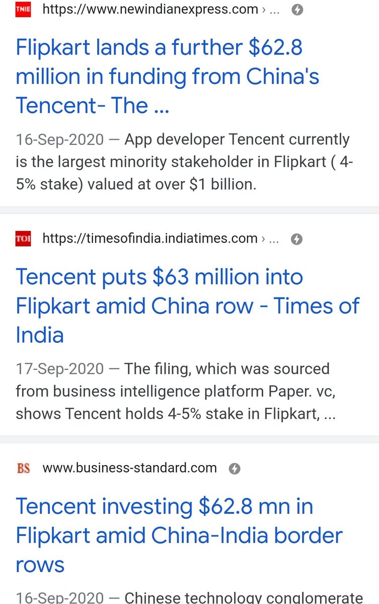 TechTakneek's tweet photo. Tencent Stakes In Krafton Can't Become The Reason Of Battlegrounds Mobile India BAN. Because Tencent Also Invested In Flipkart. ⬇️⬇️⬇️
#BattlegroundsMobileIndia #BanBattlegroundsPUBG https://t.co/LmIAbueVyr