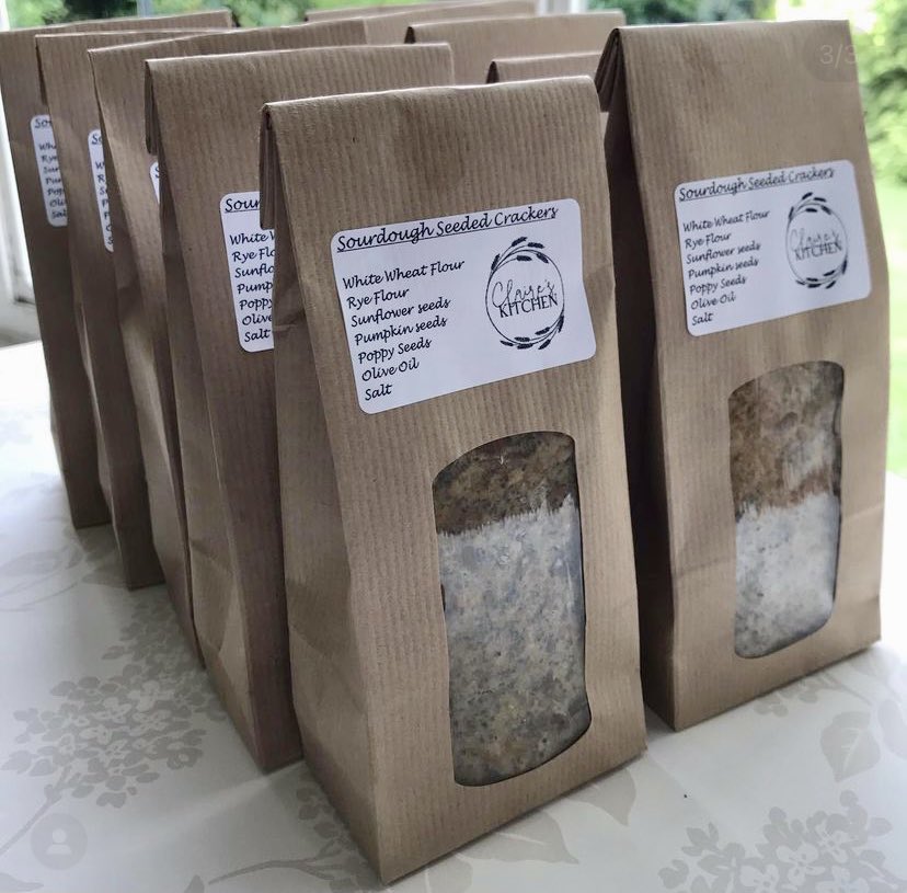 CharlPackaging's tweet photo. We love this photo and fabulous feedback from Claire’s Kitchen after purchasing our #Eco bags 💚

These are paper block bottom bags lined with Natureflex so they are 100% #compostable and #biodegradable 🍃 Once disposed of they completely degrade within weeks! https://t.co/ajzwh4NqVj