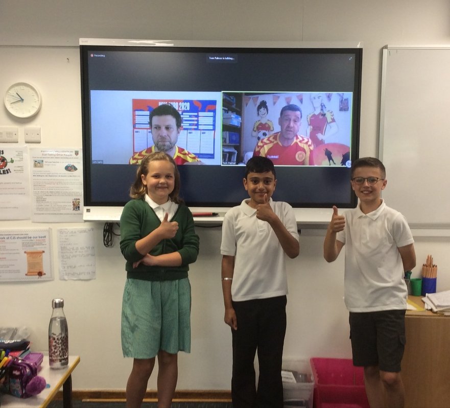CJSTeachers (@cjsteachers) on Twitter photo Y5 Children from CJS loving the <a href="/tompalmerauthor/">Tom Palmer</a> webinar from <a href="/Literacy_Trust/">National Literacy Trust</a> this morning! Now for planning our whole school reading knockout competition! #readingforpleasure #ks2 Y5 Children from CJS loving the <a href="/tompalmerauthor/">Tom Palmer</a> webinar from <a href="/Literacy_Trust/">National Literacy Trust</a> this morning! Now for planning our whole school reading knockout competition! #readingforpleasure #ks2