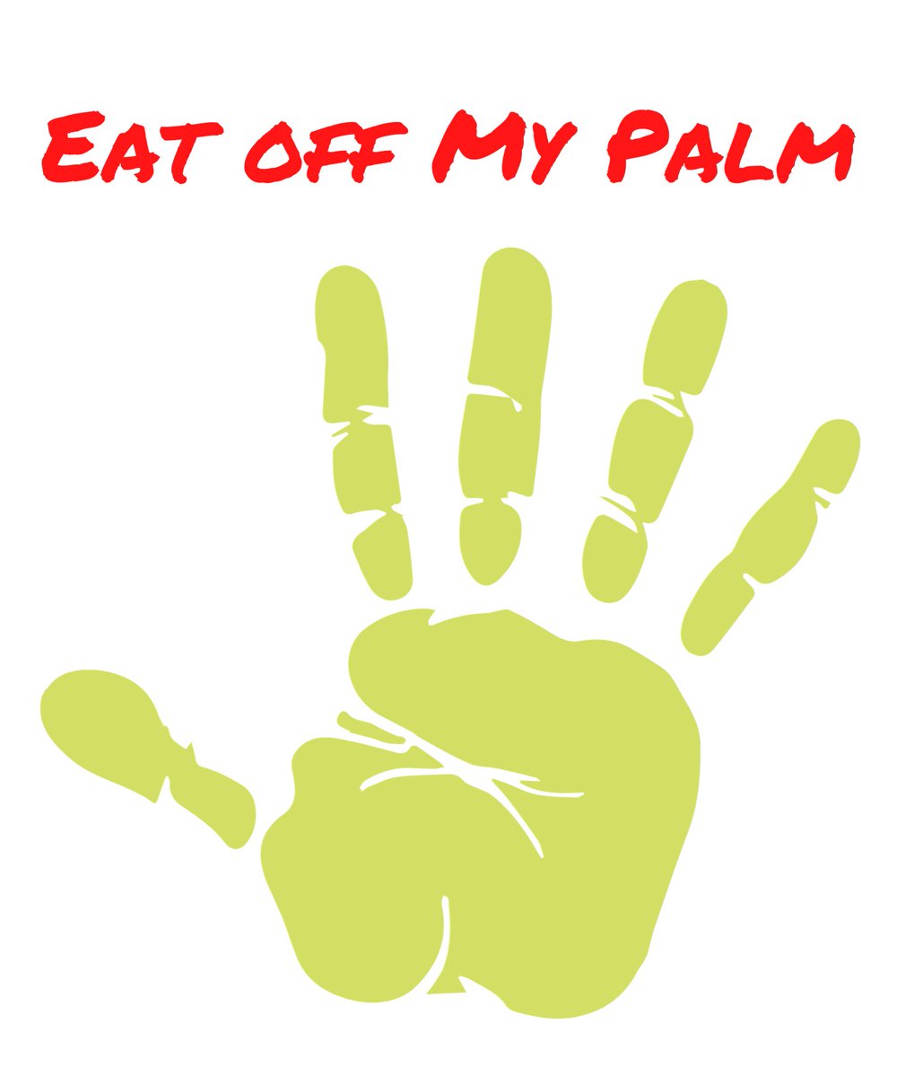 People will eat off the palm of your hands with the magic you say!
#eat #off #palm