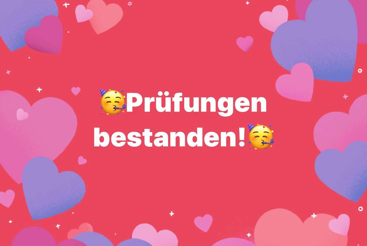 SteffiHappe's tweet photo. Super glücklich 🥳Ich habe meine Prüfungen bestanden und darf mich demnächst Staatlich anerkannte Kinderpflegerin nennen 😄😍💪

#prüfungenbestanden #geschafft💪 #glücklichundzufrieden #kinderpflegerin #homeofhappy #steffihatesgeschafft #goodbyeschule #aufinsneueleben https://t.co/7tLyQTTIco