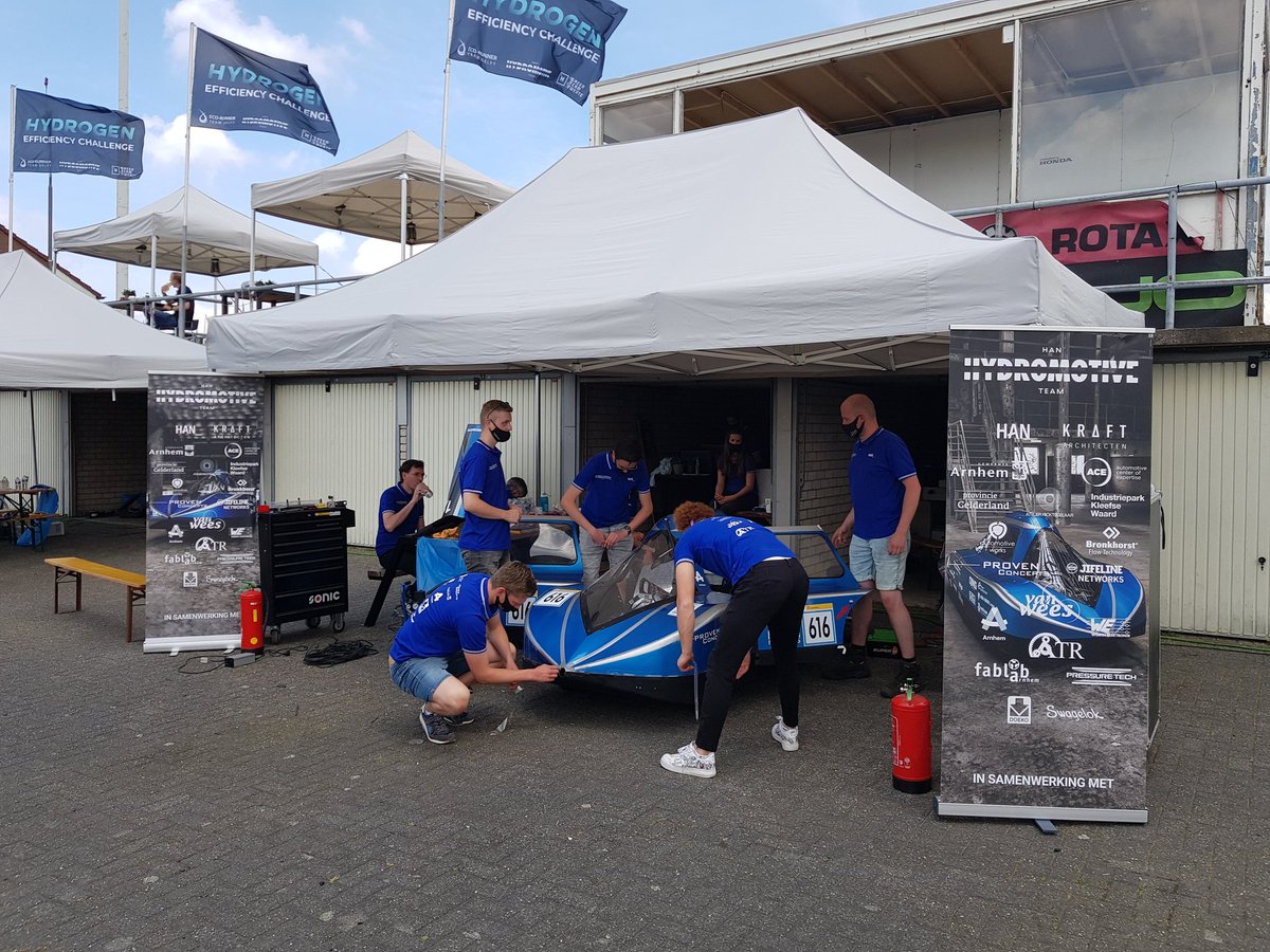 Hydrogen efficiency challenge, alternatief voor Shell eco marathon, staat op het punt om te beginnen. <a href="/TeamHydromotive/">Team Hydromotive</a> is er (bijna) klaar voor.